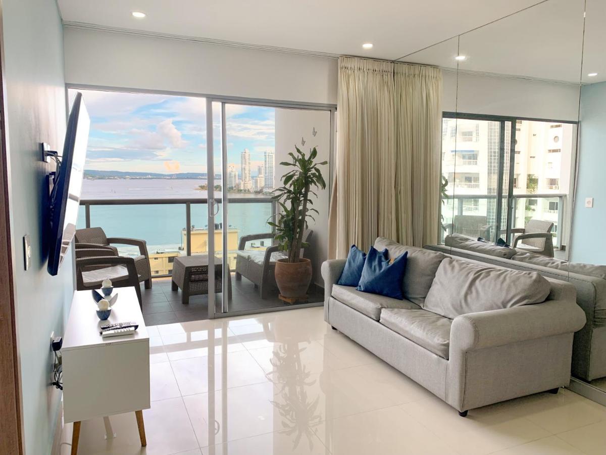 Appartement Oceanview Escape Pool, Jacuzzi & Gym In Bocagrande à Cartagène Extérieur photo