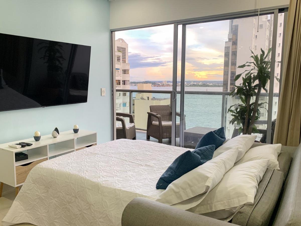 Appartement Oceanview Escape Pool, Jacuzzi & Gym In Bocagrande à Cartagène Extérieur photo