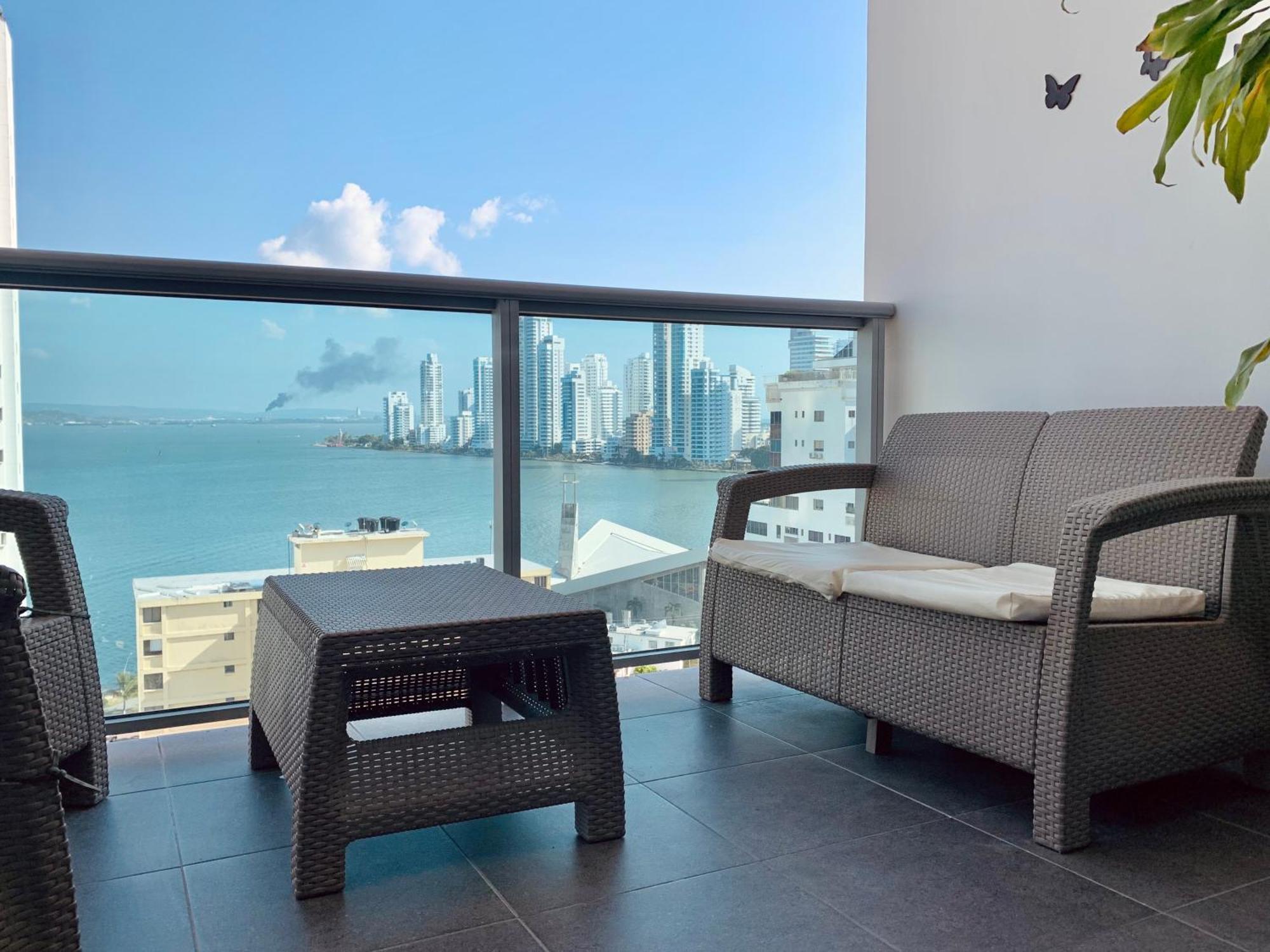 Appartement Oceanview Escape Pool, Jacuzzi & Gym In Bocagrande à Cartagène Extérieur photo